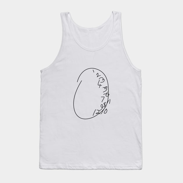 Hannibal Lector Clock Tank Top by juchka